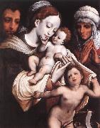 CLEVE, Cornelis van Holy Family dfgh oil painting on canvas